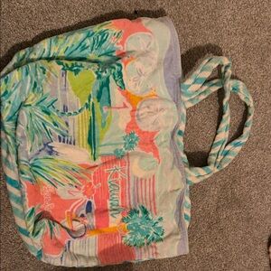 Lilly Pulitzer Tropical Print Tote